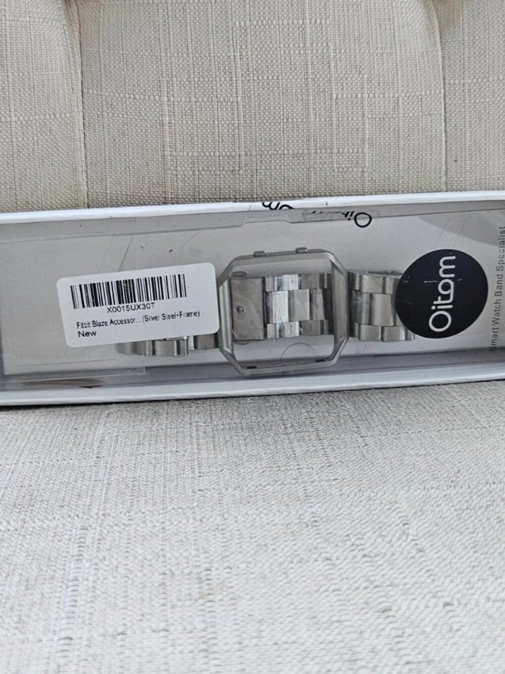 Replacement Band For Fitbit Blaze Silver Tone Metal Bracelet for Blaze NEW